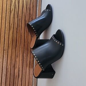 Coach Alexis Leather Mule Black 5.5 b shoes studded